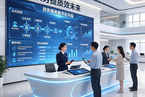 智慧政務(wù)提質(zhì)增效！LED顯示屏賦能政務(wù)服務(wù)數(shù)字化升級